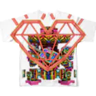 TOM GLASSESのスカルアミーゴ！THE SANDBOX All-Over Print T-Shirt :back