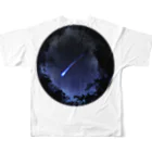 創作男子・稲冨の漫画：流れ星と願い事 All-Over Print T-Shirt :back