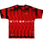 Aimurist のRed revolution  フルグラフィックTシャツの背面