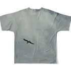 空屋　sorayakusakaの201808221304003　オオセグロカモメ フルグラフィックTシャツの背面