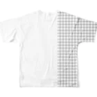 p_pのシンプルチェック All-Over Print T-Shirt :back