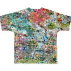 iwaki_blebのアクション(D) All-Over Print T-Shirt :back