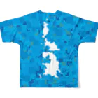 cuuyabowの小笠原諸島 All-Over Print T-Shirt :back