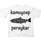 MONMONのkamuy cep peraykar フルグラフィックTシャツの背面