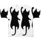 catmanの保護ネコ戦隊catman フルグラフィックTシャツの背面