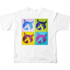 erumaのラン君がいっぱい All-Over Print T-Shirt :back