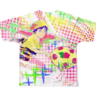 richiowakiのニュー花笠音頭 All-Over Print T-Shirt :back