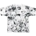 かわいい尻子玉のフル川尻こだま All-Over Print T-Shirt :back