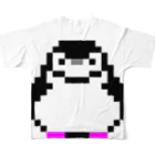 ヤママユ(ヤママユ・ペンギイナ)の16bit Higepen フルグラフィックTシャツの背面