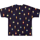 どっと屋のオイルランタン All-Over Print T-Shirt :back