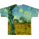 ゴッホの木のゴッホの木#12 フルグラフィックTシャツの背面