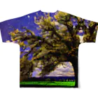 ゴッホの木のゴッホの木#15 フルグラフィックTシャツの背面