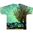 ゴッホの木のゴッホの木#59 フルグラフィックTシャツの背面