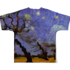 ゴッホの木のゴッホの木#73 フルグラフィックTシャツの背面