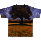 ゴッホの木のゴッホの木#106 フルグラフィックTシャツの背面