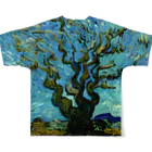 ゴッホの木のゴッホの木#229 풀그래픽 티셔츠の背面