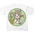 GORGO♡のゴルゴ♡LOGO♡ All-Over Print T-Shirt :back