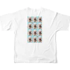 DHLabのぽんずkun フルグラフィックTシャツの背面