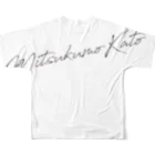 加藤 光雲のFur（Stan Smith design） All-Over Print T-Shirt :back