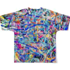 mikoのあけびとさんま All-Over Print T-Shirt :back