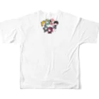 ∞lette OFFICIAL STOREの雪見るん All-Over Print T-Shirt :back