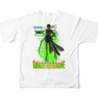 フレ末屋のカマキリ女 ドット絵(バグ) All-Over Print T-Shirt :back