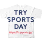 トライスポーツ運動会 オフィシャルショップのトライスポーツ運動会　スタンダードTシャツ フルグラフィックTシャツの背面