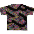 ズッキュンやめろ！！！！のtest All-Over Print T-Shirt :back