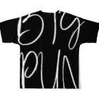 SAMPLIN' CAMPの#bigpun All-Over Print T-Shirt :back