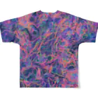 TakashiSのpattern of electricity All-Over Print T-Shirt :back