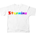 Starmine storeの【Starmine】 KIKORI Neon color 2 All-Over Print T-Shirt :back