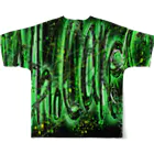 BROWNOのWho Cares? All-Over Print T-Shirt :back