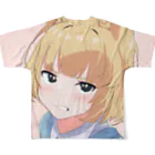 おしえて！オカルト先生のぐぬぬ・・・なミーちゃん フルグラフィックTシャツの背面