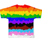 kashiwamochi-NBiのおおきくQueerを主張する All-Over Print T-Shirt :back