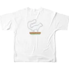 SAKURAMEDERUのリスフルグラフィック All-Over Print T-Shirt :back