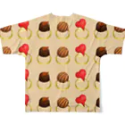 ari designのチョコレートの指輪 All-Over Print T-Shirt :back