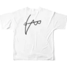 ヴァン・アーチャー👓🏹proのおヴァンとおそろい軍服Tシャツ フルグラフィックTシャツの背面