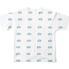  #satisfyingのMIMIQURU ミミキュル All-Over Print T-Shirt :back