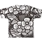 ComillyのUMENOMOYO All-Over Print T-Shirt :back