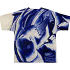 キモグラフィック屋さん － Unconscious Art －の深海魚Ａ All-Over Print T-Shirt :back