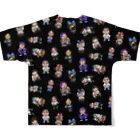 マニーズ エンターテイメントのピースメーカー　ブラック All-Over Print T-Shirt :back