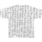 TINY PUNKの為世界平和也 フルグラフィックTシャツの背面