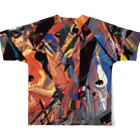 ボンドアートストア on SUZURIの【C-series】YOKABAI model ／ 冨永ボンド All-Over Print T-Shirt :back