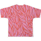 #ATOPOSのぎゅっとねTシャツ/PINK フルグラフィックTシャツの背面