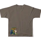 B-catのなんかクレ全面シャツ（明朝体バージョン） All-Over Print T-Shirt :back