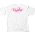 月牛ぎゅ【829Lunch】の【月牛ぎゅ通常グッズ】あなたは私の仲間ですてぃーしゃつ All-Over Print T-Shirt :back