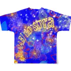 ZORUMEKIA あぞじぃーからの（zorumekia369）のHANABI NO SORA All-Over Print T-Shirt :back