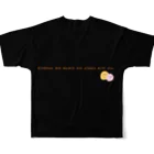 ぽむむのお店のぽむむの集い(正方形) All-Over Print T-Shirt :back