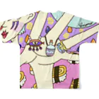 ぱっしょんふるーつのくるしい All-Over Print T-Shirt :back