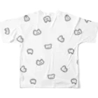 boutique-SENAUSAのせなうさばらばら All-Over Print T-Shirt :back